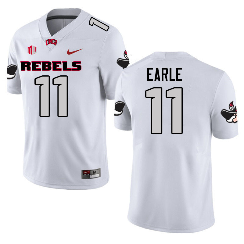 #11 JoJo Earle UNLV Rebels College Football Jerseys-Retro White